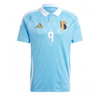 Maglia Calcio Belgio Leandro Trossard #9 Seconda Divisa Europei 2024 Manica Corta